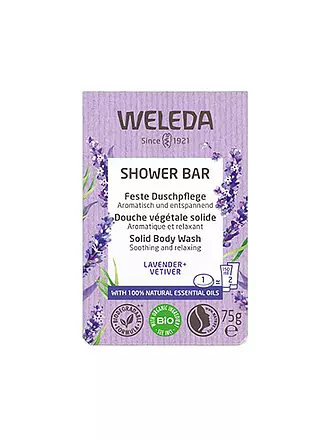 WELEDA | Feste Duschpflege Lavender+Vetiver 75g | 
